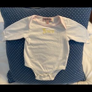 Juicy Couture baby onesie(0-3 mths)